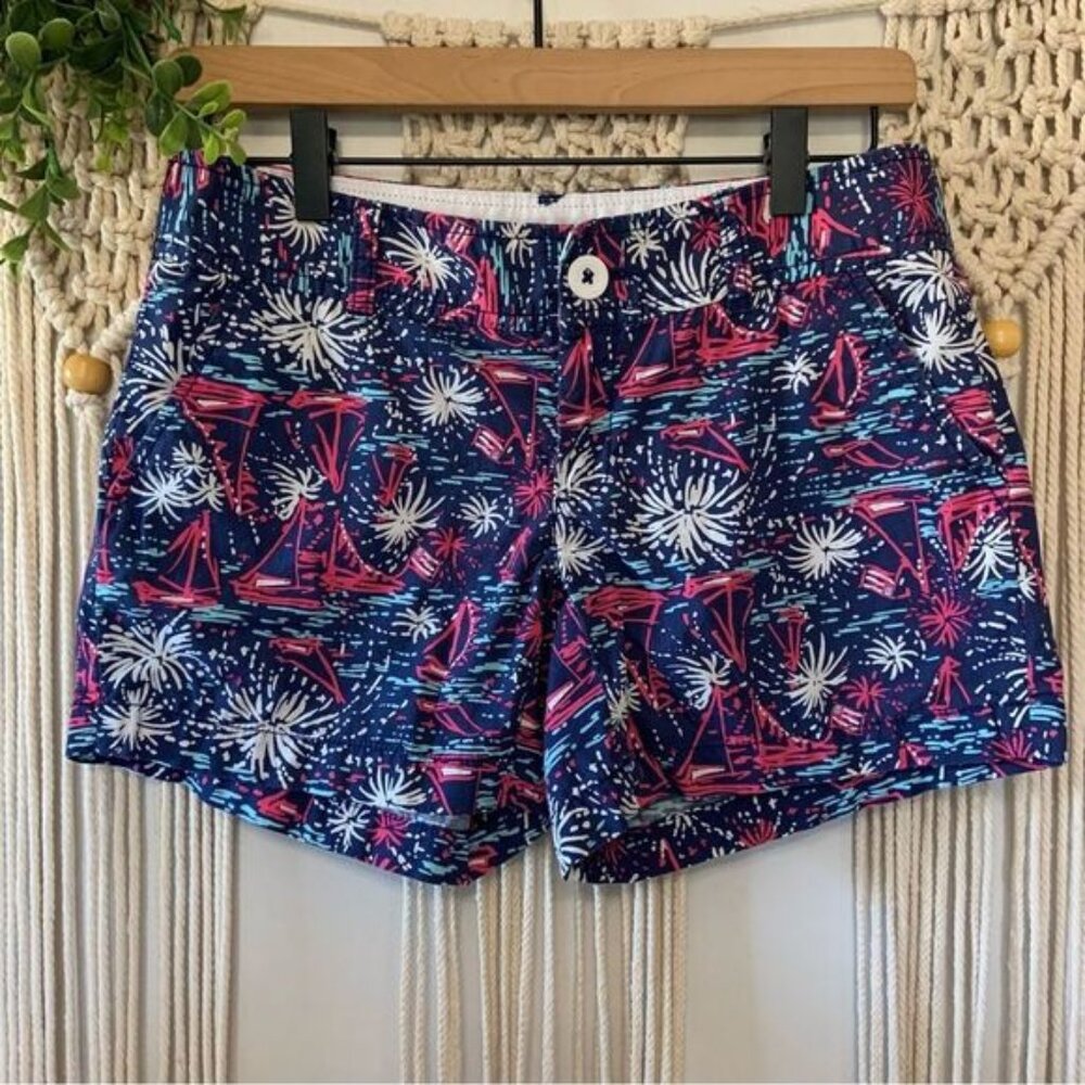 LILLY PULITZER Sparks Fly Glow In The Dark Callahan Shorts Zero